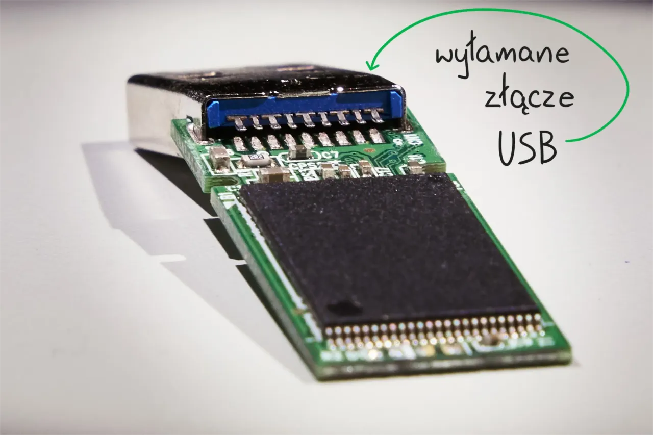 r&oacute;żnica uszkodzenie logiczne fizyczne pendrive