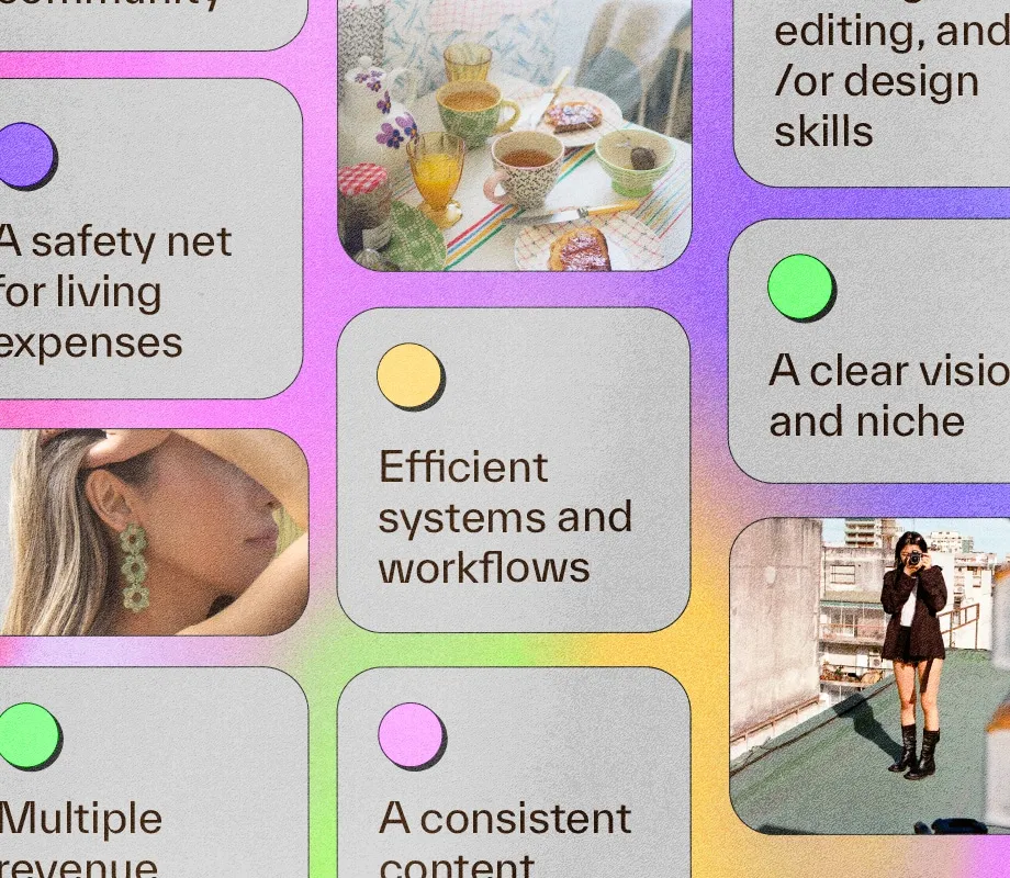 umiejętności content creatora grafika