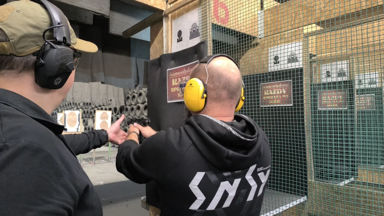 Pierwsza wizyta na strzelnicy Top Shot