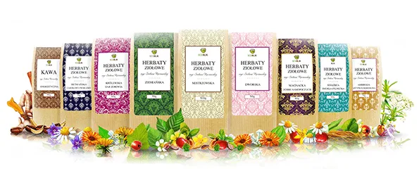 różne rodzaje herbat ziołowych na przeziębienie