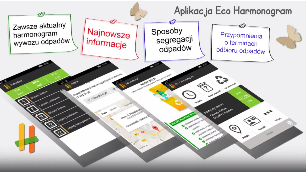 harmonogram zbiórki elektrośmieci aplikacja