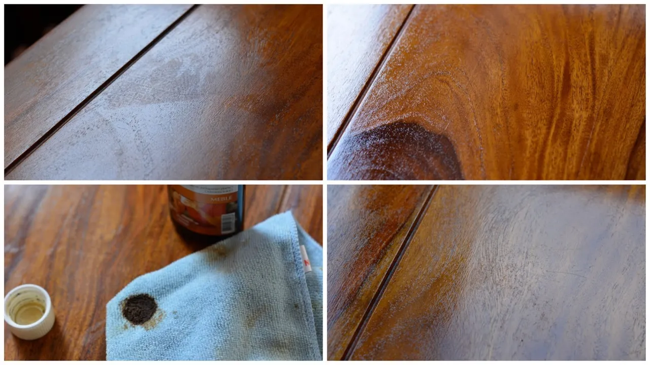 r&oacute;żne rodzaje mebli plamy farby