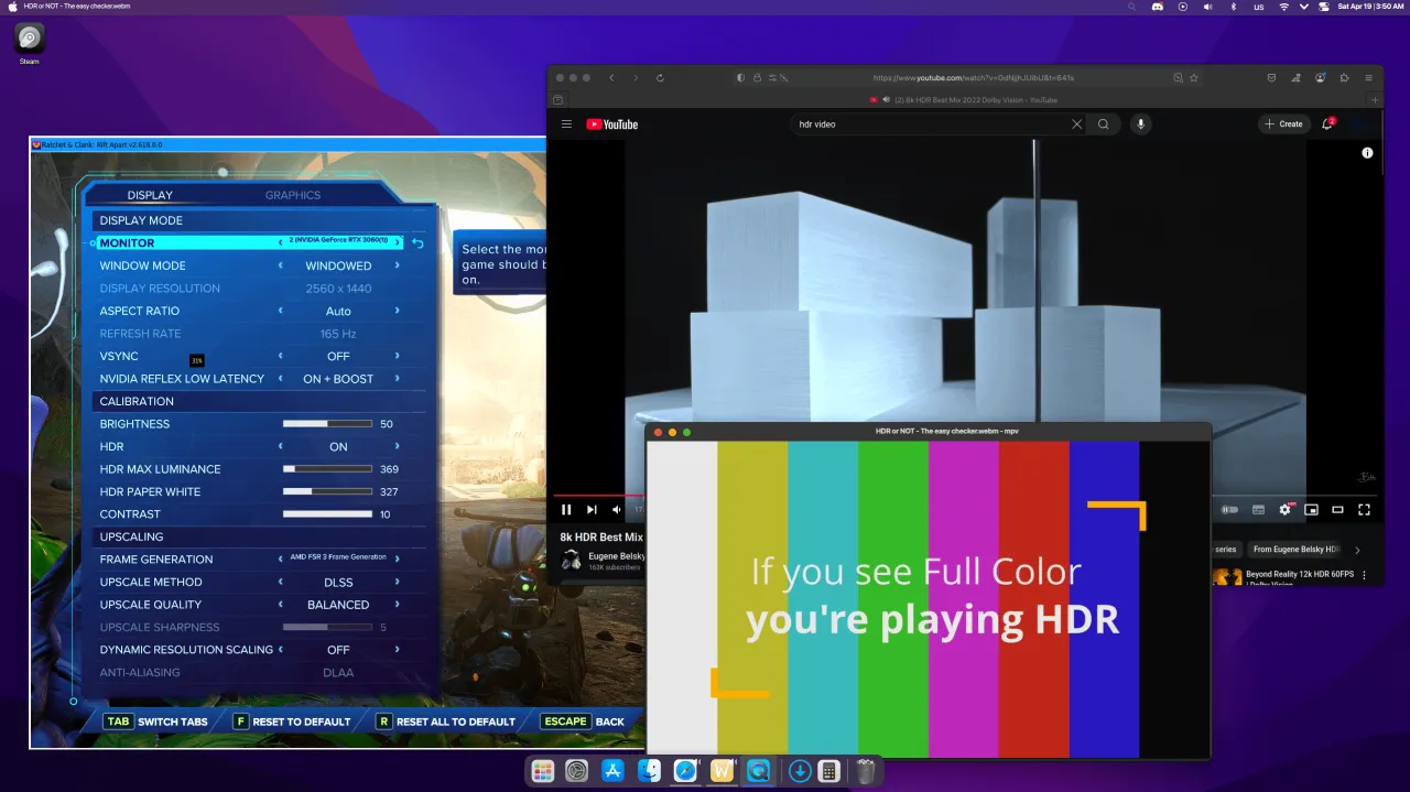 HDR requirements infographic monitor GPU cable OS