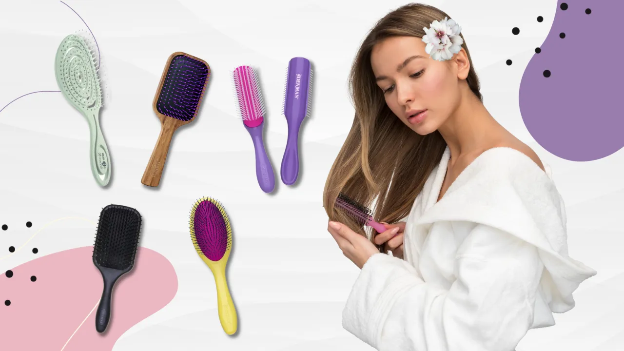 różne rodzaje szczotek do włosów czyszczenie