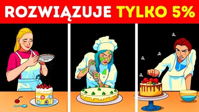 dzieci rozwiązujące zagadki o kucharzach