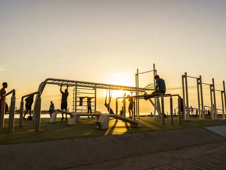 Entrenamiento al aire libre Barcelona