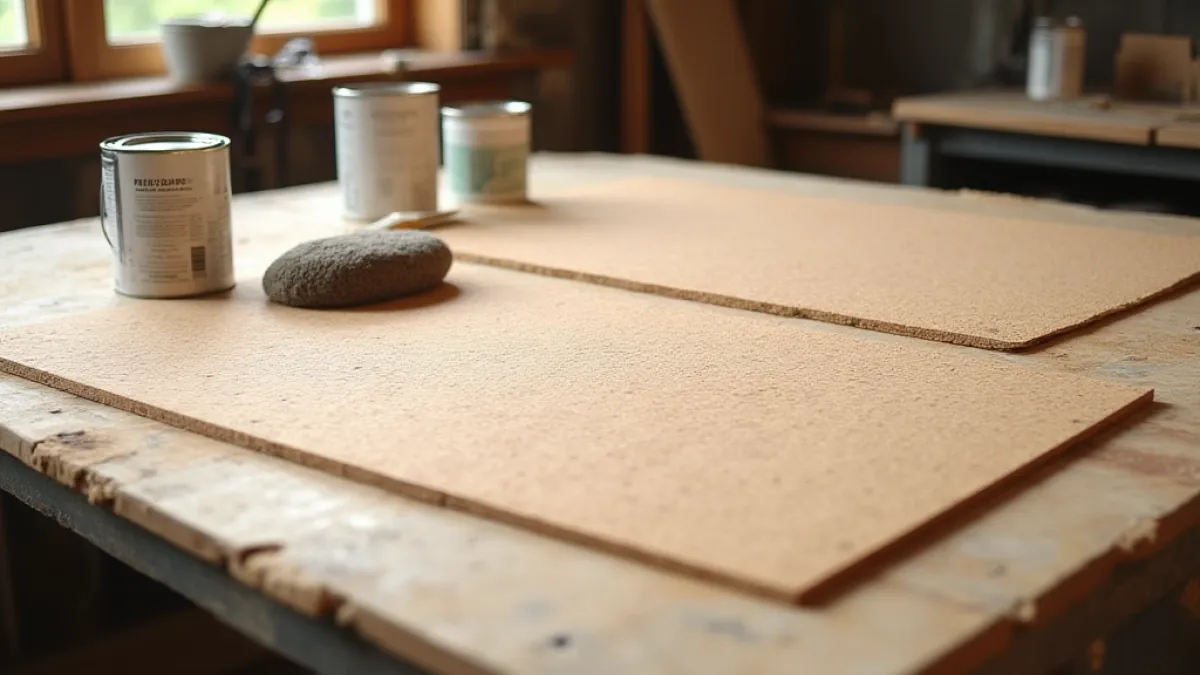 Przygotowanie płyty OSB do malowania z zeszlifowaną powierzchnią