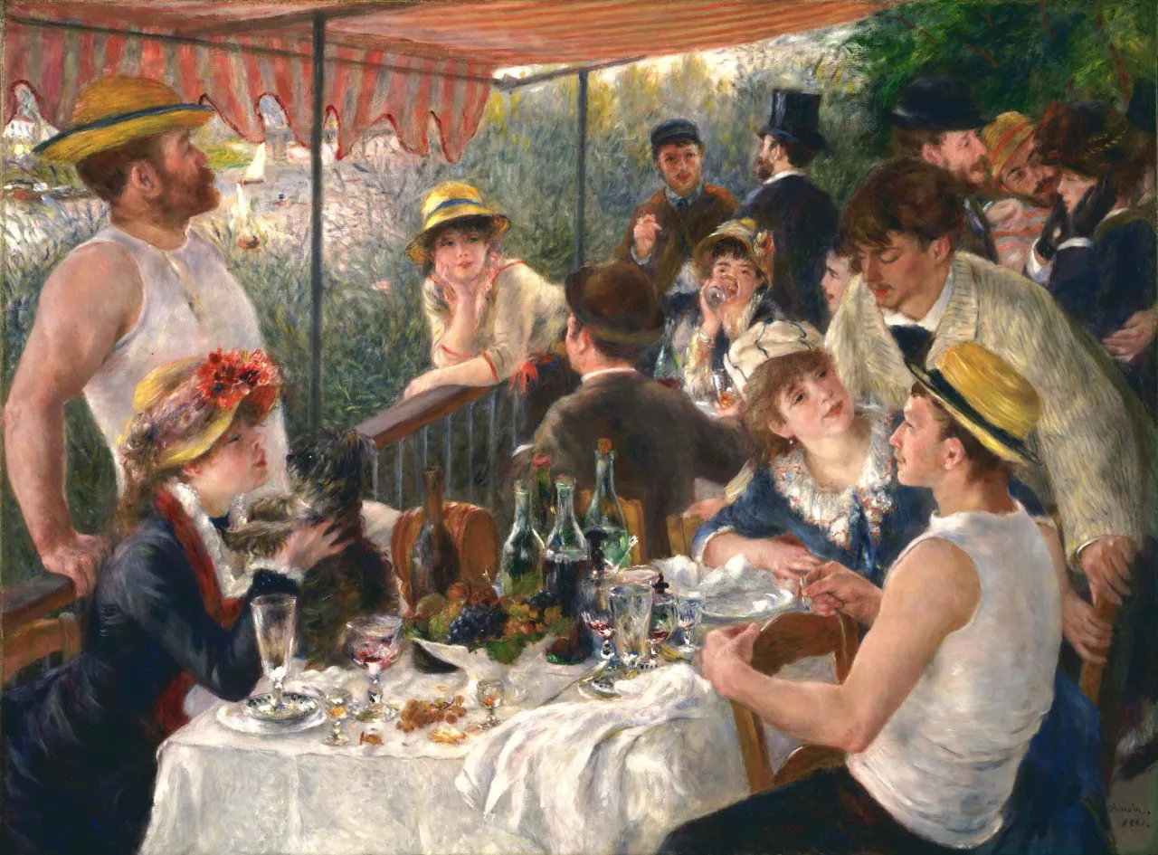 Pierre-Auguste Renoir El almuerzo de los remeros alta resoluci&oacute;n