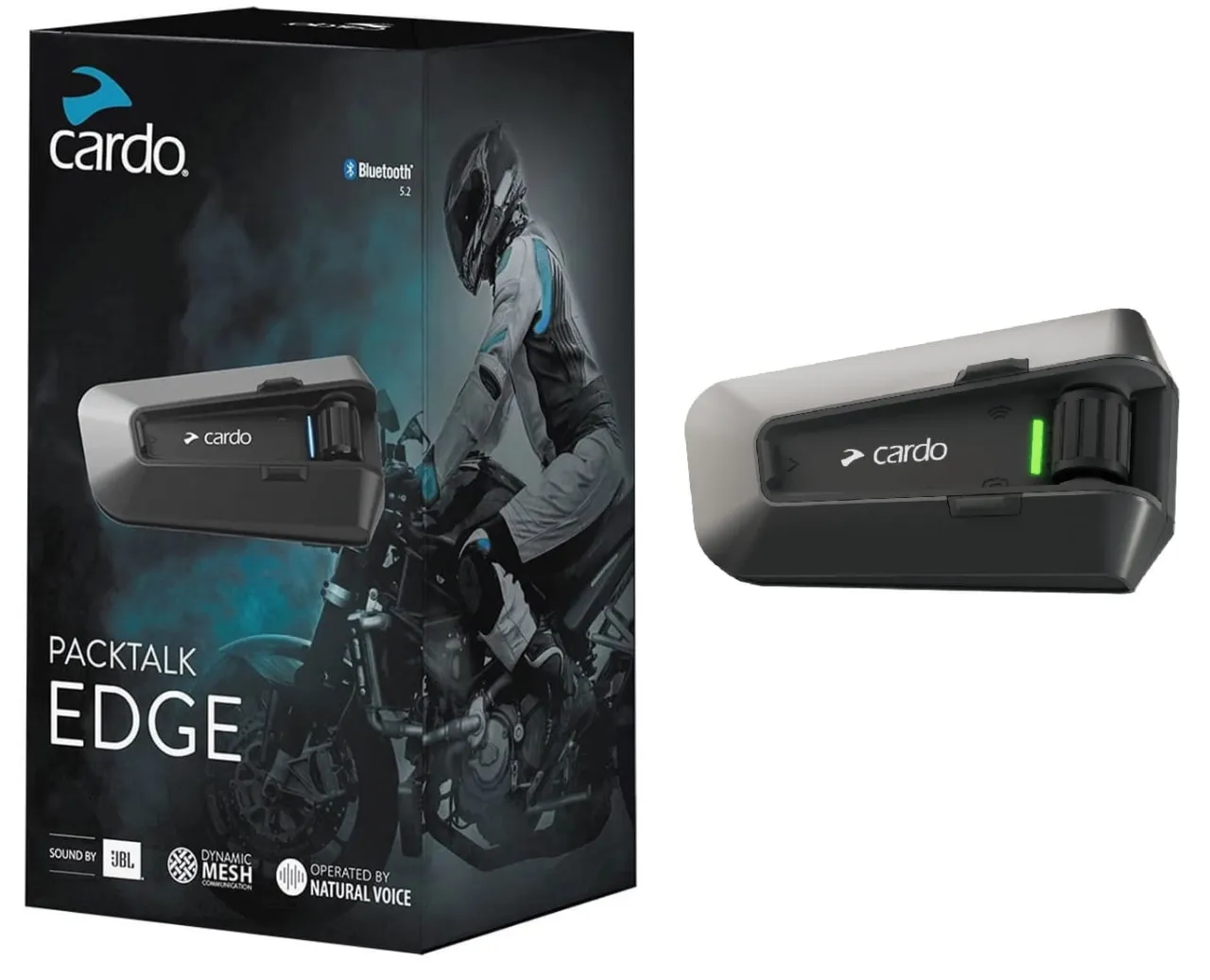 logo producentów interkomów motocyklowych Cardo Sena Midland Interphone