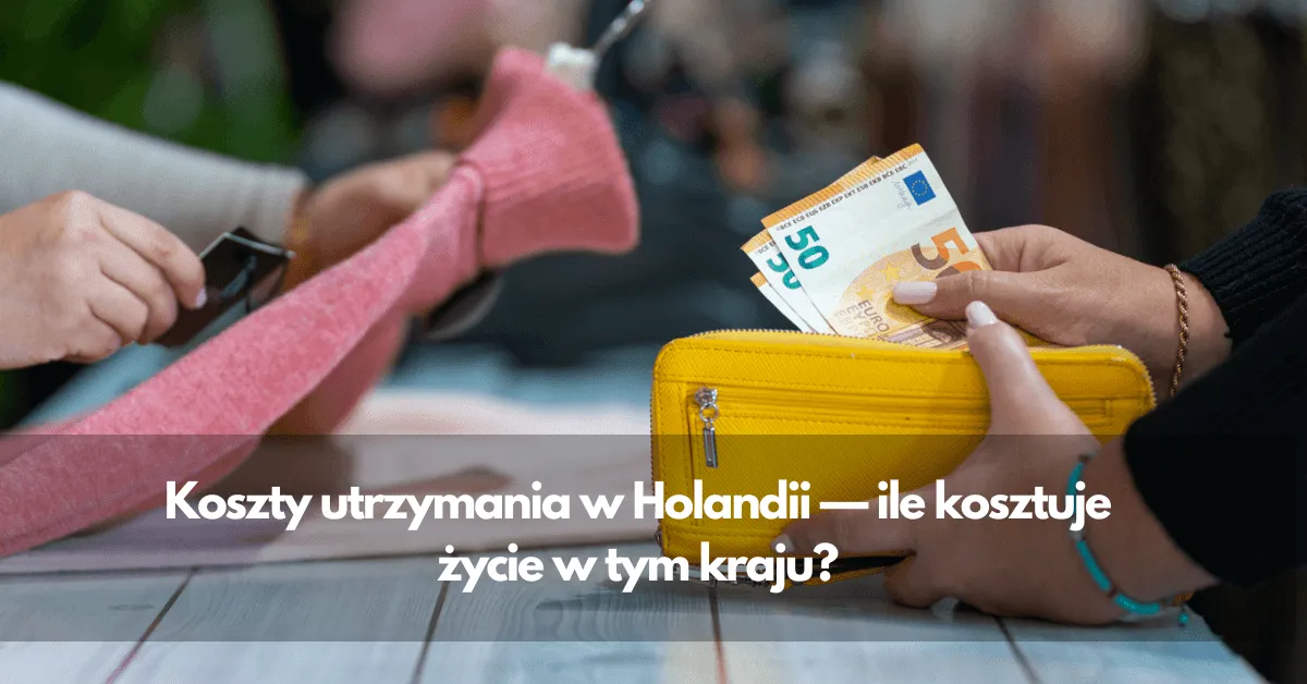 Koszty życia w Holandii infografika