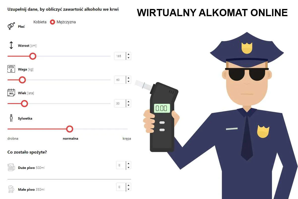 wirtualny alkomat kalkulator online z disclaimerem