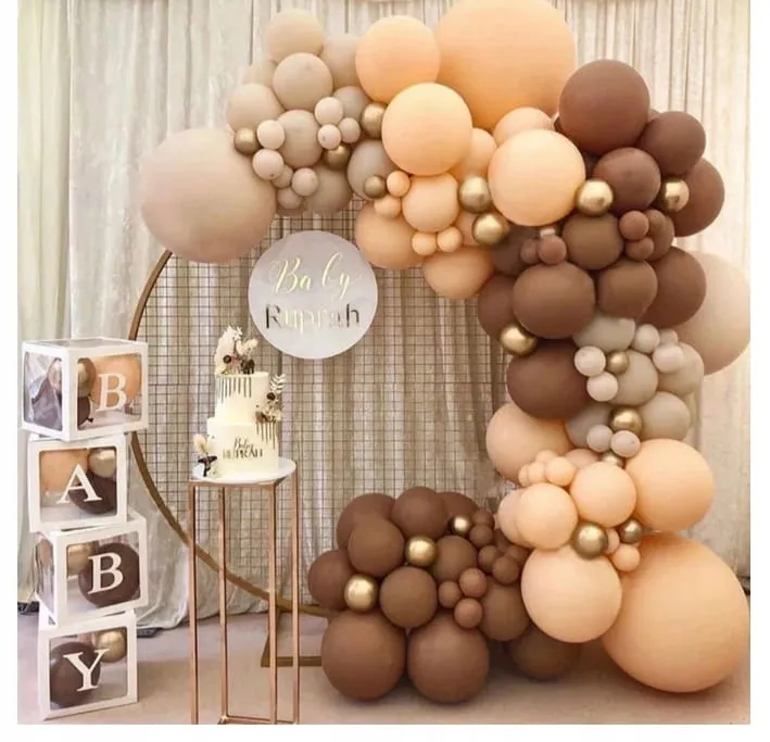 Girlandy balonowe na chrzciny