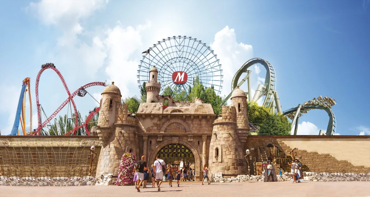 Attrazioni adrenaliniche Mirabilandia collage