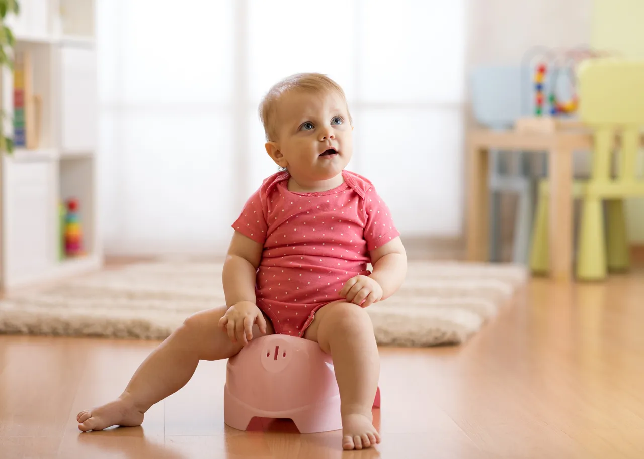 dziecko boi się nocnika, złość dziecka na nocnik