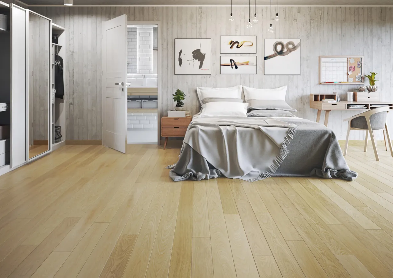 panele podłogowe dąb sonoma aranżacje