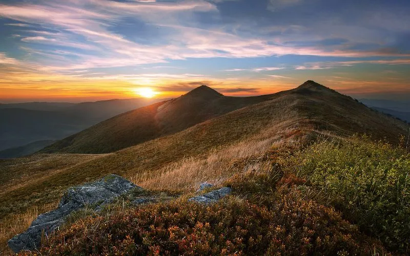 Bieszczady połoniny krajobraz