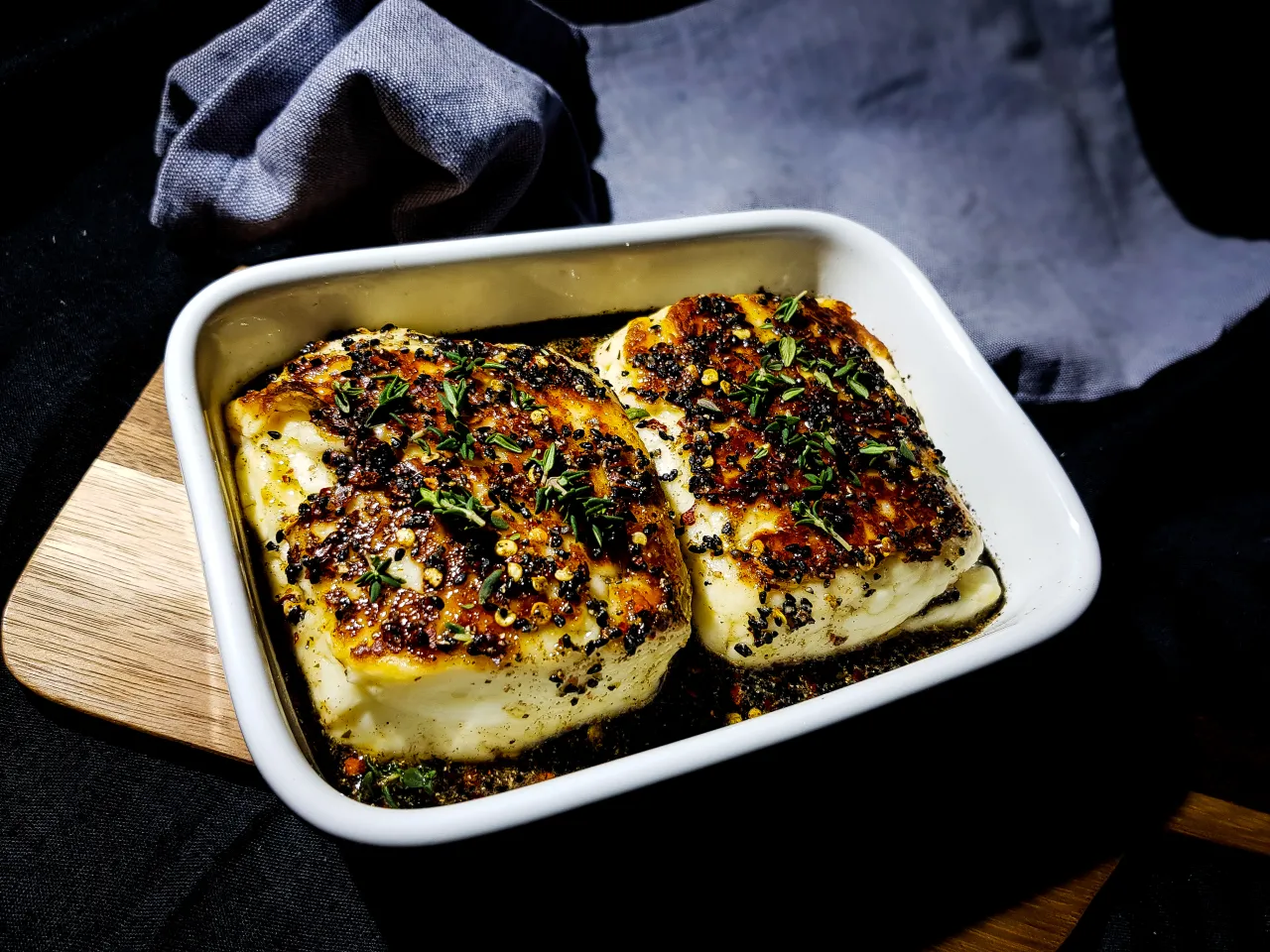 Halloumi z miodem i owocami