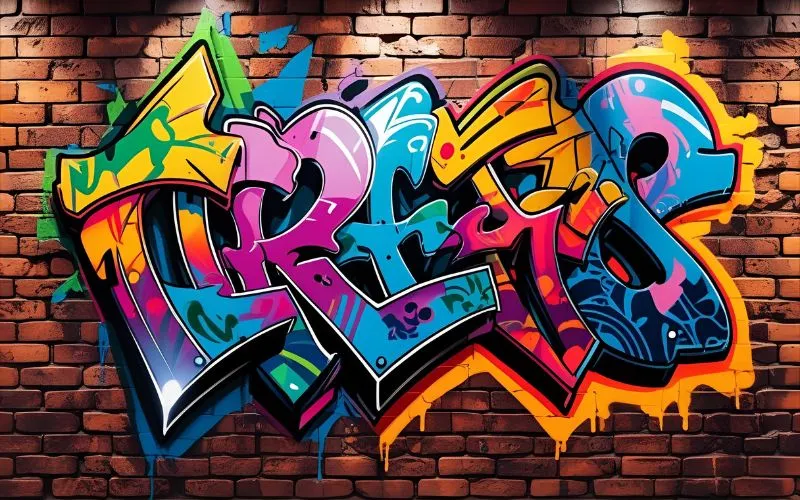 Professionelle Graffiti Kunst Stile