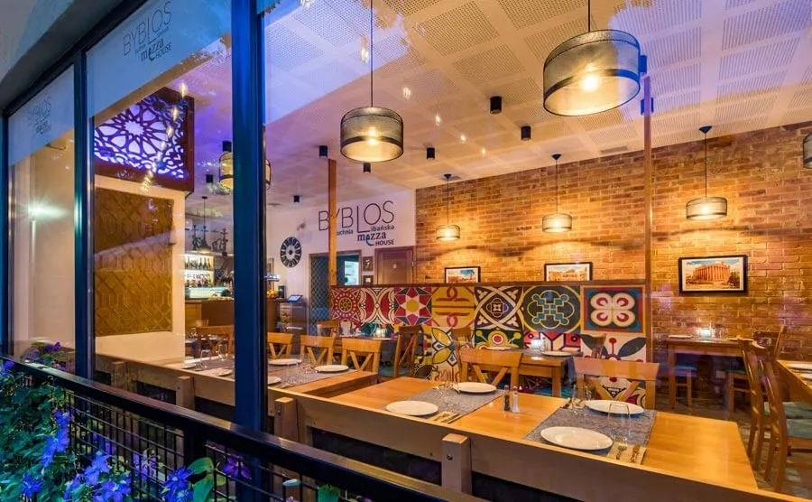 Słupsk restauracje panorama miasta