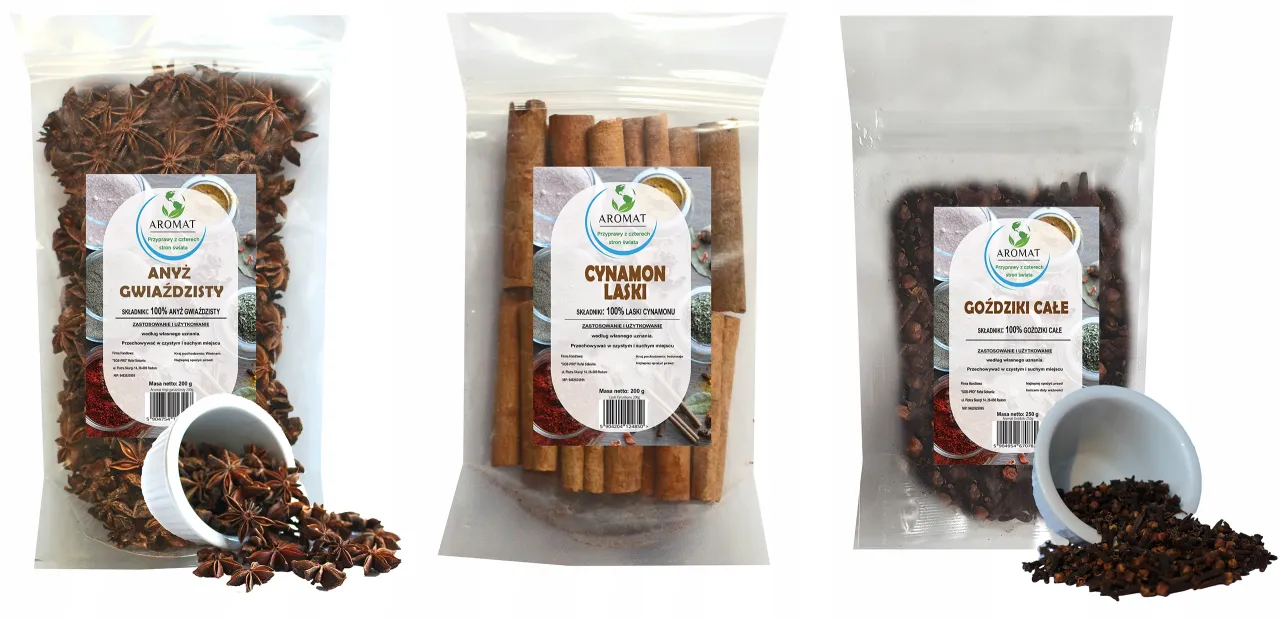 przyprawy korzenne do herbaty zimowej