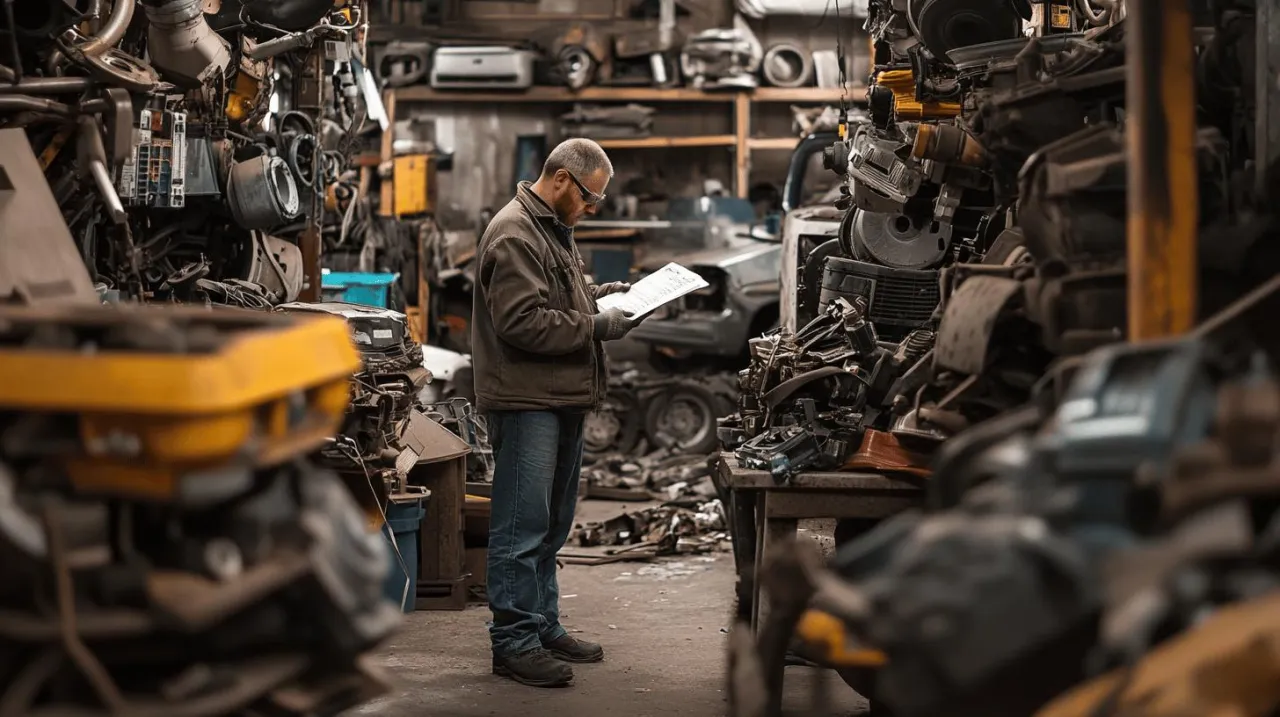 Przykładowe odpady warsztatowe z kodami BDO