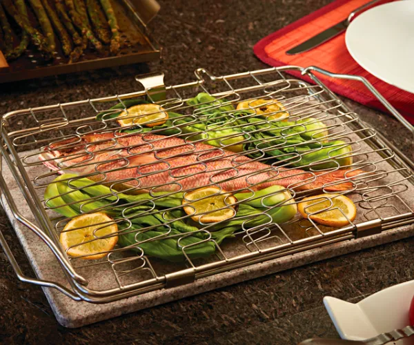 r&oacute;żne rodzaje tacek na grilla