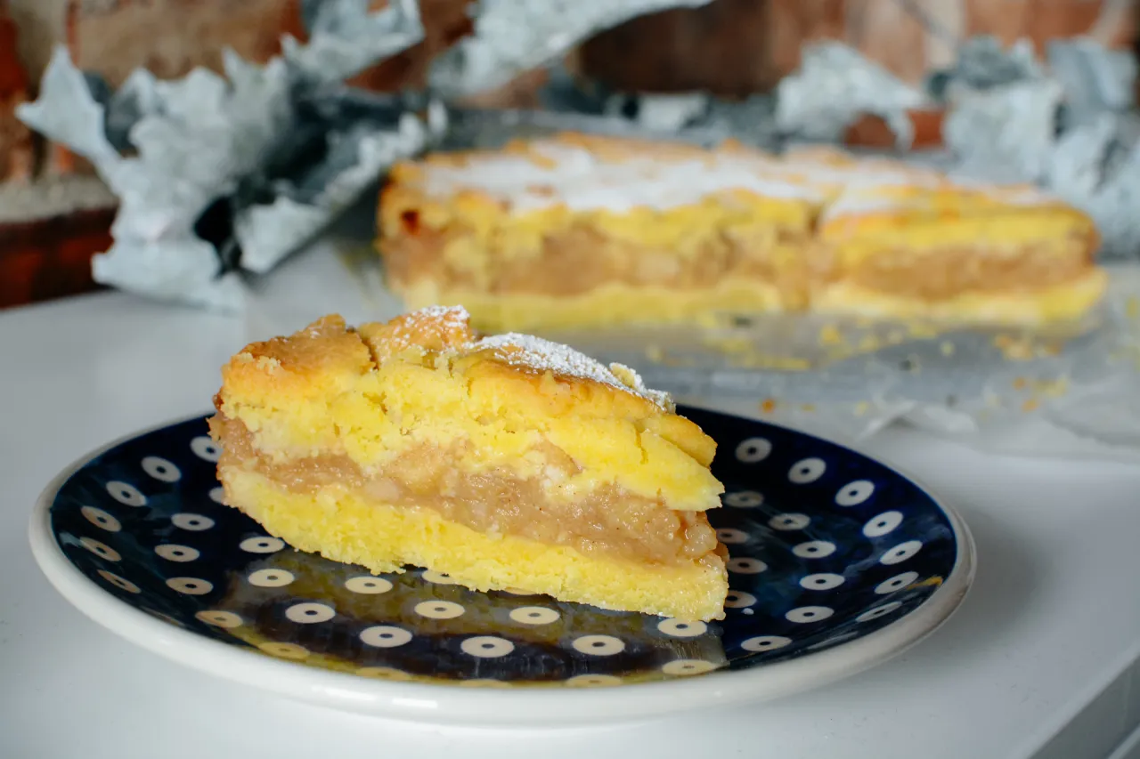 kruche ciasto na szarlotkę składniki