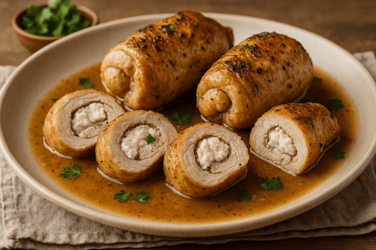 rolada z sera koziego przepisy inspiracje