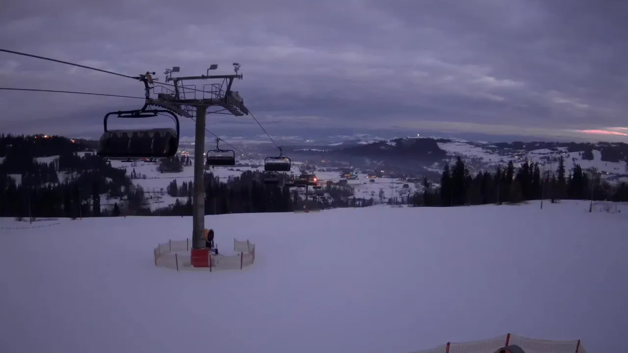 Aktualne warunki śniegowe Bukowina Tatrzańska