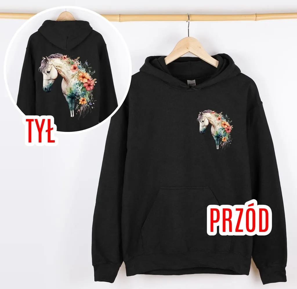 fasony bluzek z koniem dla dziewczynki t-shirt longsleeve tunika bluza