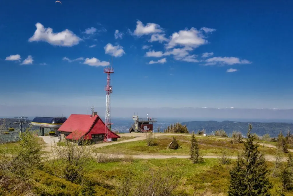 Skrzyczne widok maszt RTV