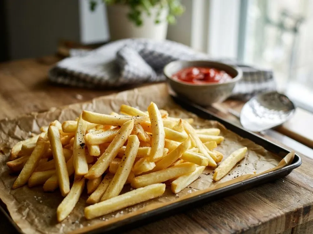 frytki na kratce w piekarniku