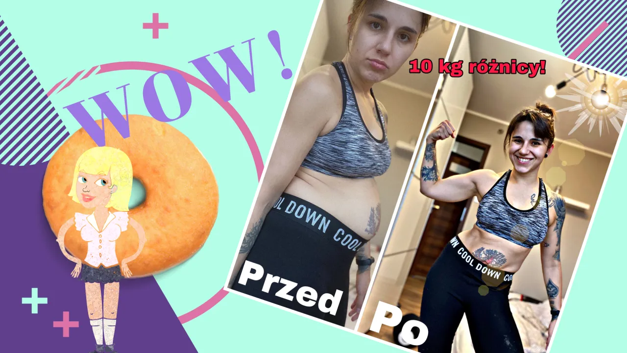 Przed i po: metamorfoza z 10 kg r&oacute;żnicy! Dowiedz się, jak ćwiczyć żeby schudnąć 10 kg i osiągnąć sukces.