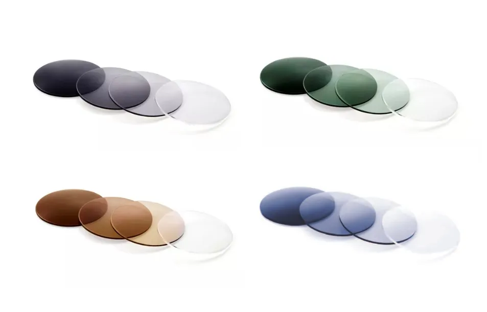 kolory soczewek fotochromowych i lustrzanki