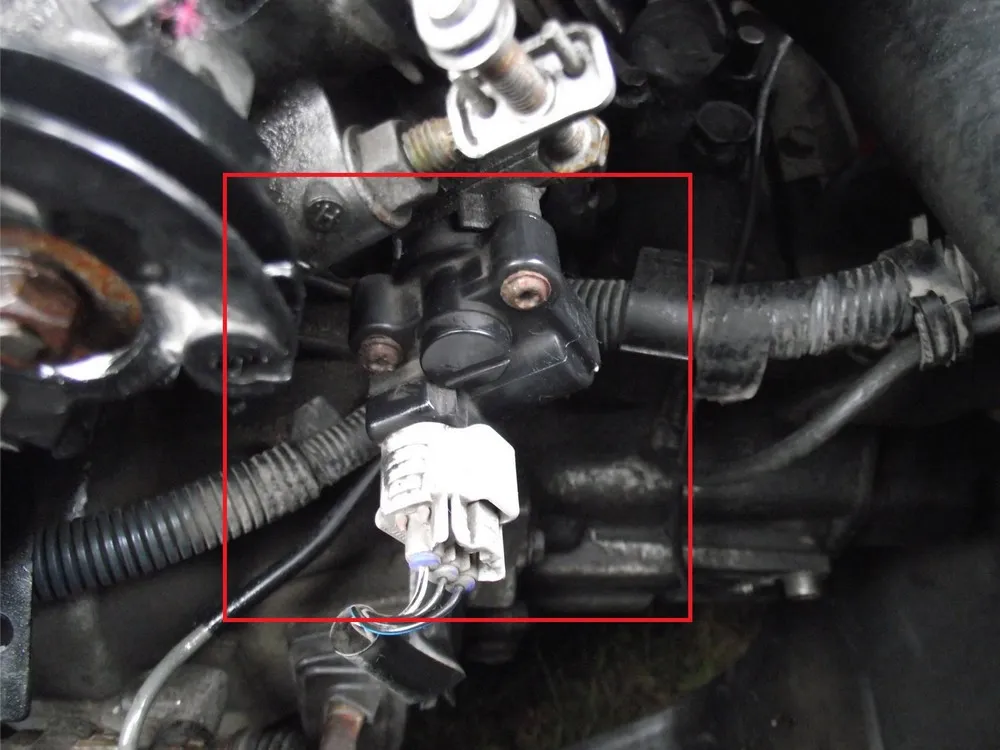 lokalizacja silnika krokowego w samochodzie