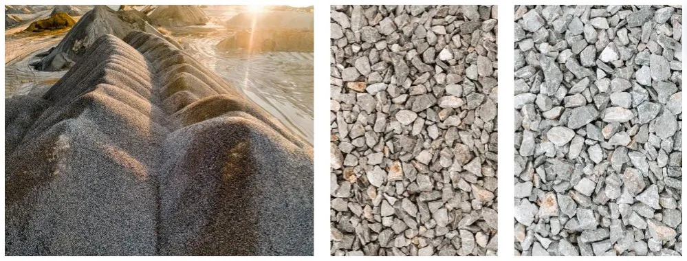 rodzaje żwiru frakcje