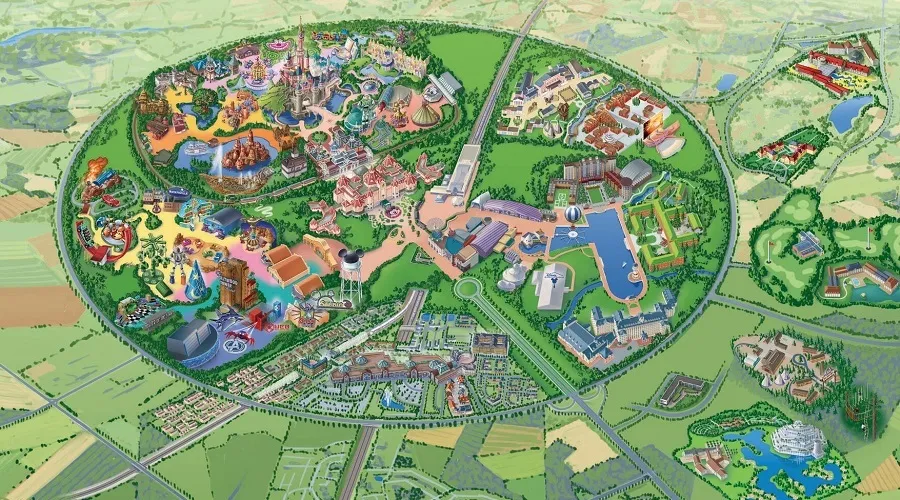 Disneyland Paris Parks Übersicht