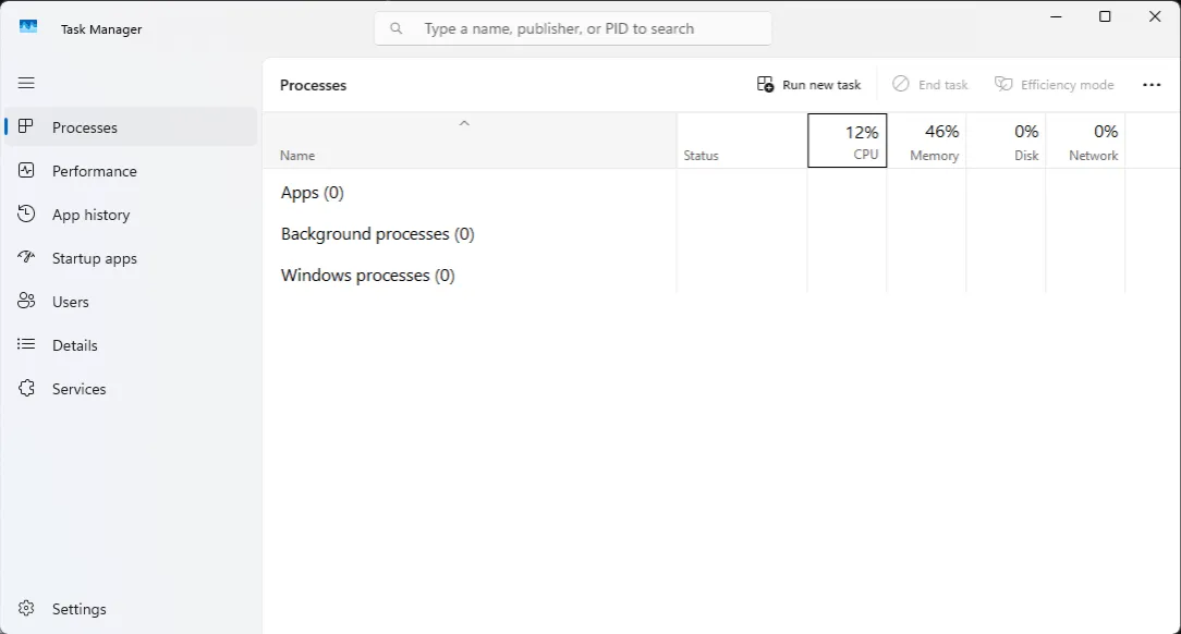 Menedżer zadań zablokowany przez administratora