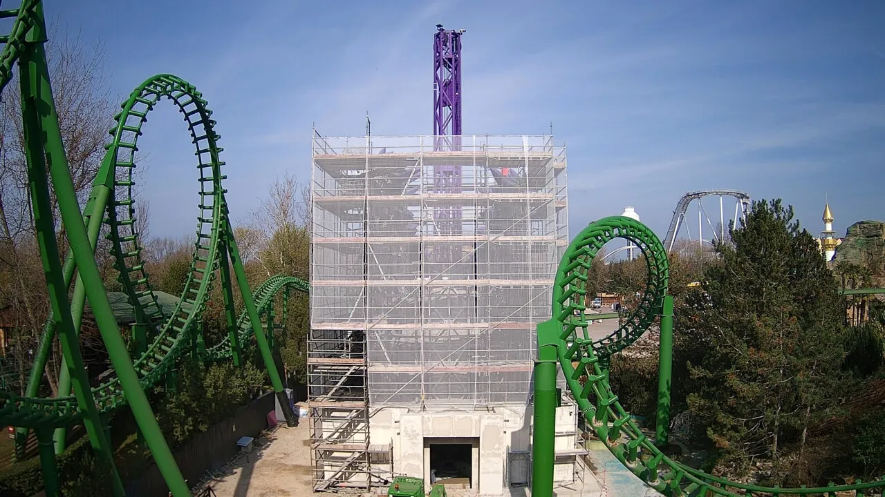 Gardaland nuova attrazione 2025 Drop & Twist Tower