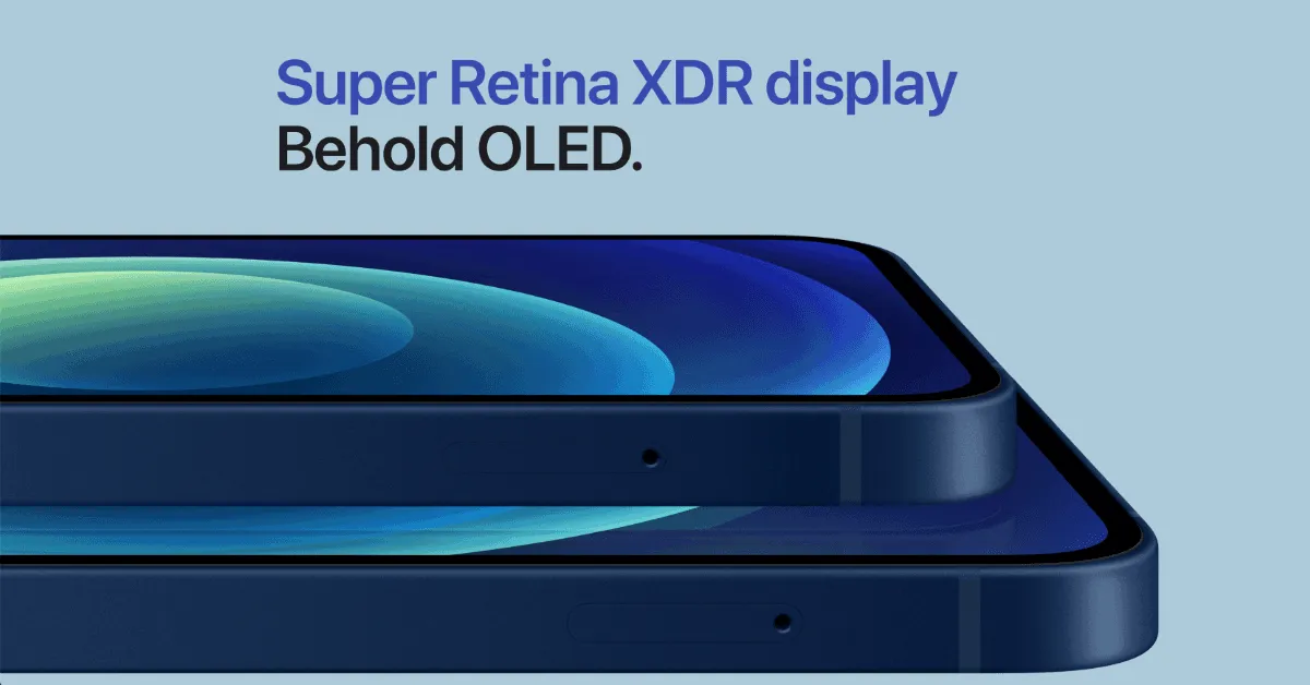 iPhone 12 Super Retina XDR display