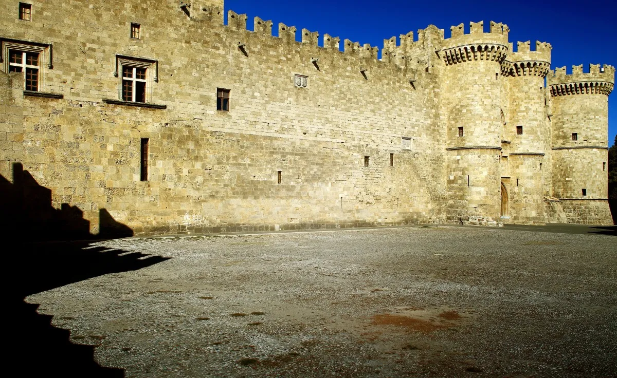 Stare Miasto Rodos mury Pałac Wielkich Mistrzów