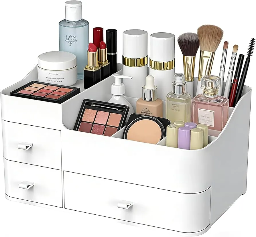 organisierte kosmetik schublade