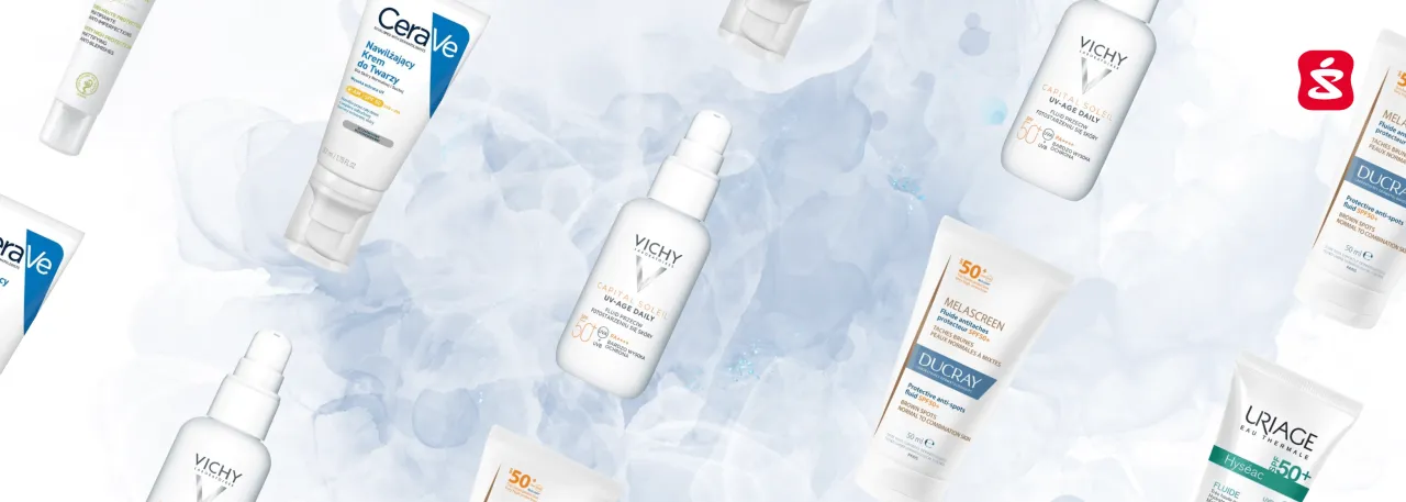 Krem z filtrem SPF do cery z trądzikiem różowatym