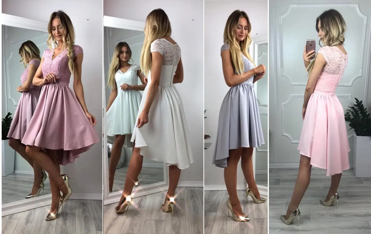 pastelowe sukienki na komunię