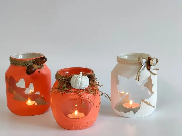 lampion ze słoika DIY