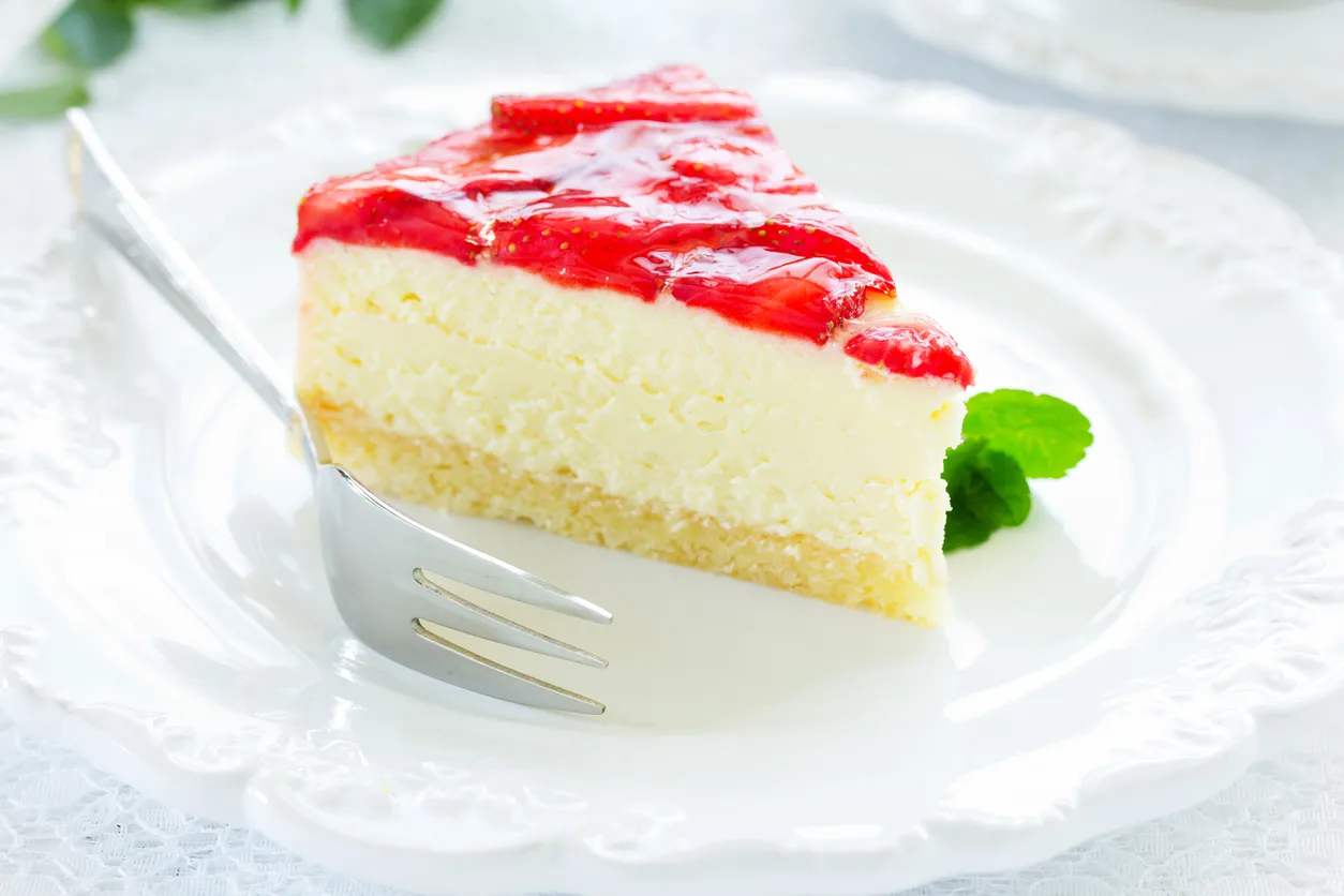 Galaretka na serniku