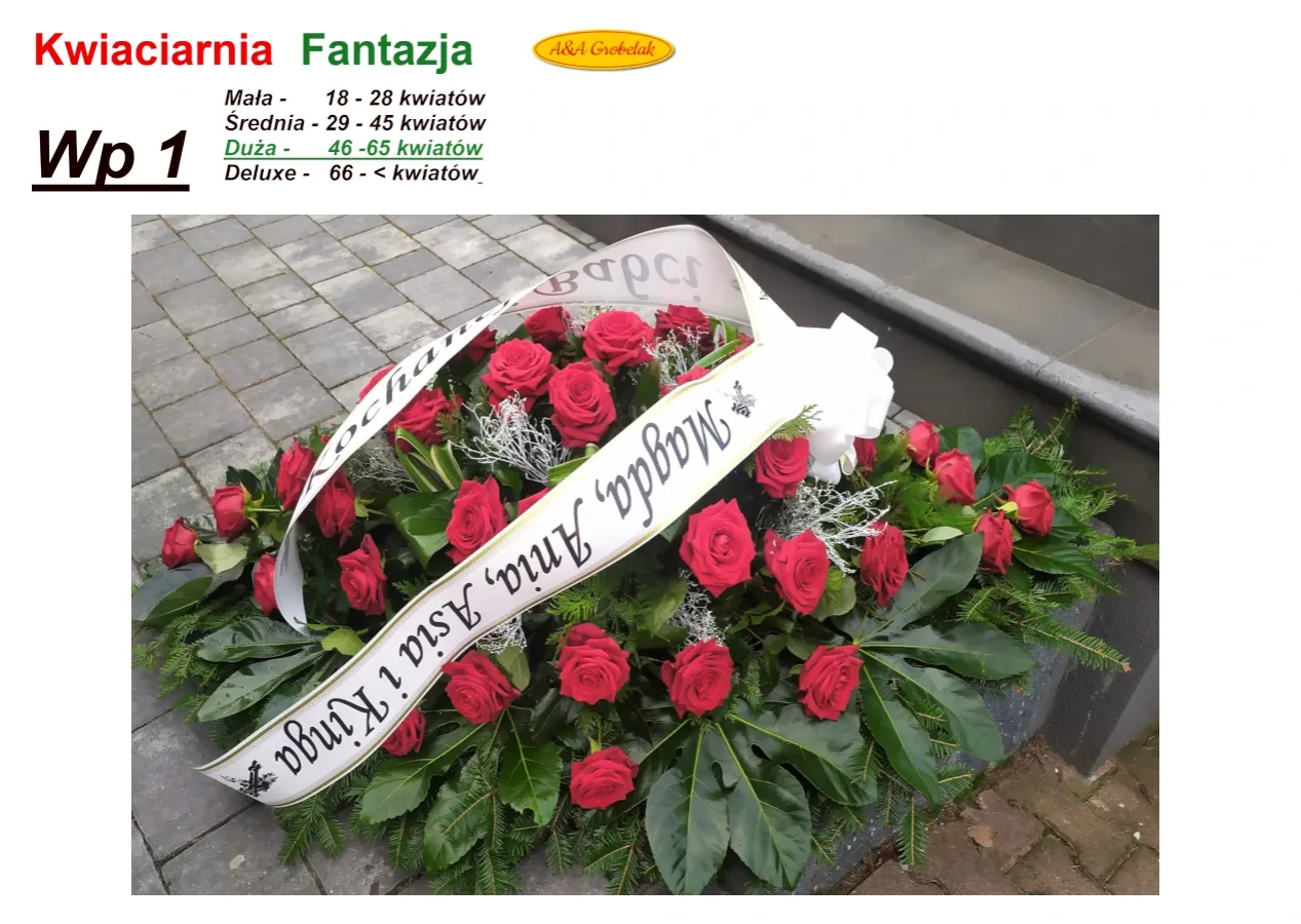wiązanki pogrzebowe różne rodzaje i ceny
