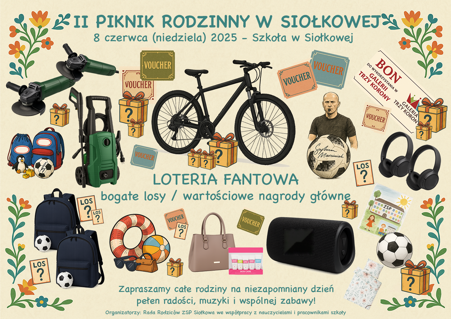 Co kupić na loterię fantową? Rower, głośnik, słuchawki, plecaki, kosmetyki, vouchery i wiele innych nagr&oacute;d czeka na szczęśliwc&oacute;w!