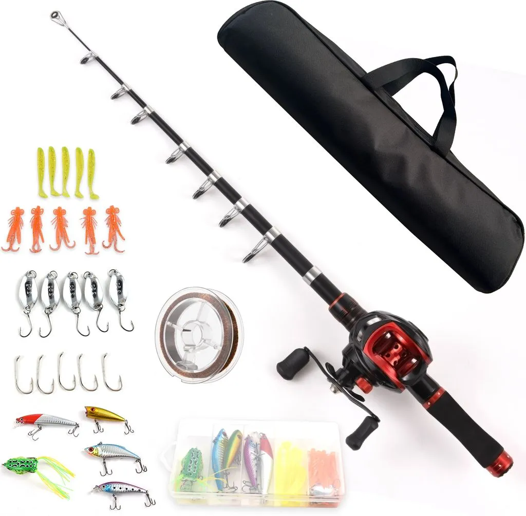 wędka teleskopowa włókno węglowe vs szklane