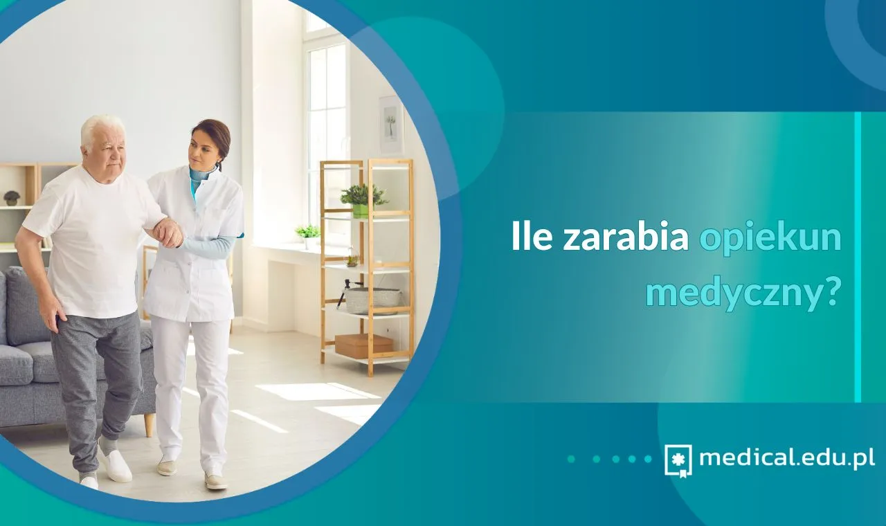 Mapa Polski zarobki opiekun medyczny